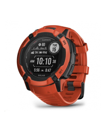 Garmin Instinct 2X Solar (ognistoczerwony / ognistoczerwonyy pasek) nr 1