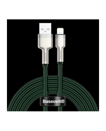 Baseus lightning - USB-A Cafule, 2.4A, 2m (zielony)
