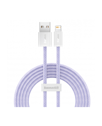 Baseus Dynamic USB do Lightning, 2.4A, 2m (fioletowy) nr 1