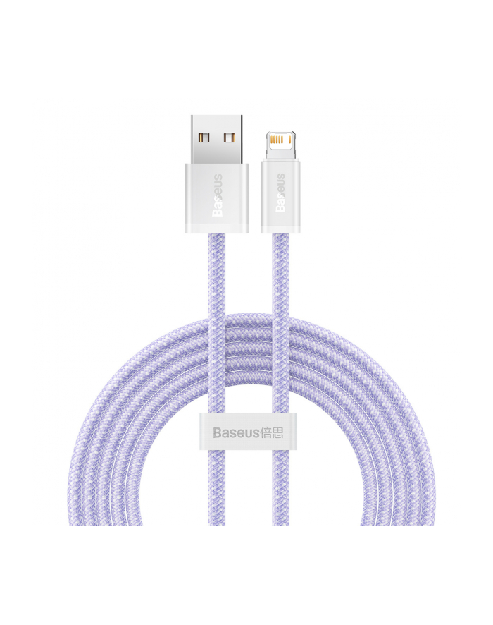 Baseus Dynamic USB do Lightning, 2.4A, 2m (fioletowy) główny