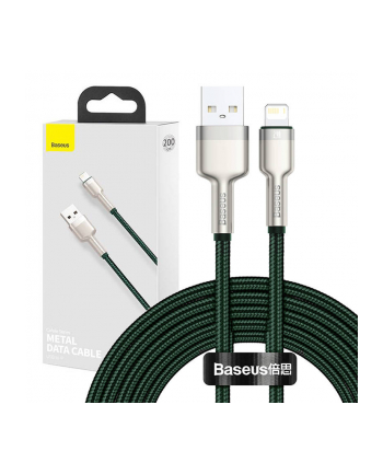 Baseus lightning - USB-A Cafule, 2.4A, 2m (zielony) nr 2