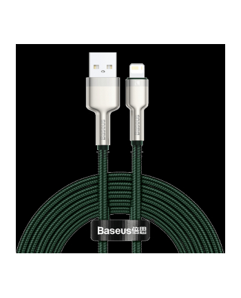 Baseus lightning - USB-A Cafule, 2.4A, 2m (zielony) nr 1