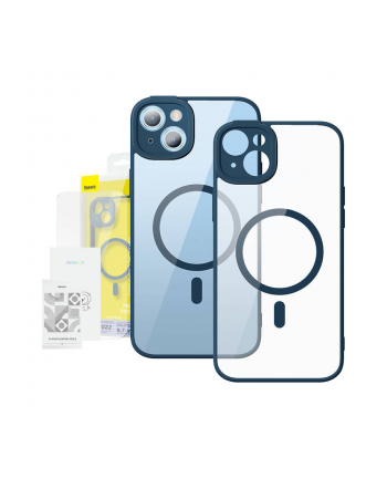 Baseus zestaw ochronny Frame do iPhone 14 Plus (niebieski) nr 1