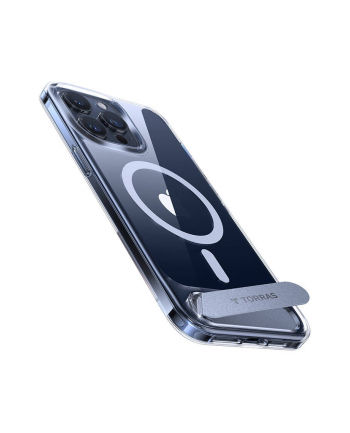Torras UPRO Pstand do iPhone 15 Pro transparentny