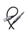 UGREEN miniJack 3,5mm AUX - USB-C 1m szary - nr 2