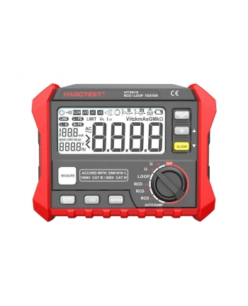 Habotest HT5910 tester wyłączników różnicowoprądowych / rezystancji