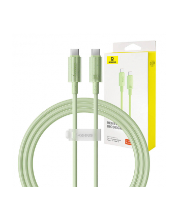 Baseus USB-C do USB-C Habitat Series 100W, 1m (zielony) nr 1