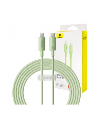 Baseus USB-C do USB-C Habitat Series 100W, 2m (zielony) nr 1