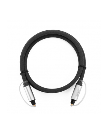Ugreen Toslink Audio, aluminiowy z oplotem, 1m szary nr 1