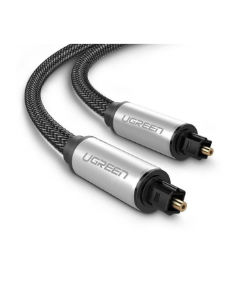 Ugreen Toslink Audio, aluminiowy z oplotem, 1m szary nr 2