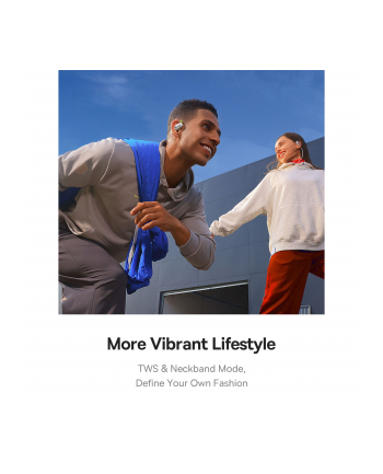 Baseus Eli Sport 1 Open-Ear TWS Aurora zielony