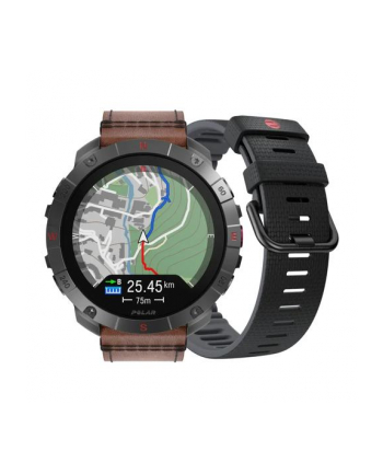 Polar Grit X2 Pro Titanium brązowy skórzany M/L