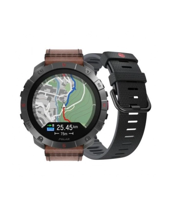 Polar Grit X2 Pro Titanium brązowy skórzany M/L
