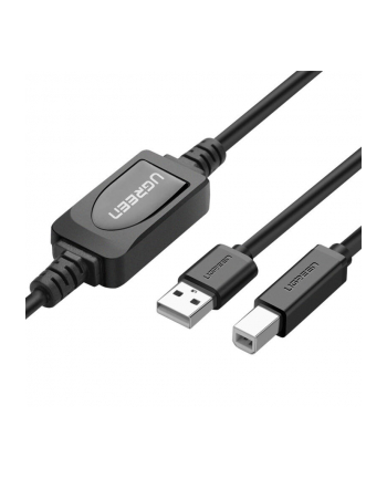 Ugreen US122 USB 2.0 A-B do drukarki, 15m czarny nr 2
