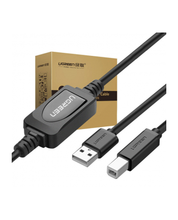 Ugreen US122 USB 2.0 A-B do drukarki, 15m czarny nr 1