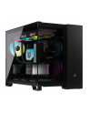 Corsair 2500X Tempered Glass Black CC-9011265-WW Middle Tower | czarna| bez zasilacza | (1x) USB 3.2 Gen 2 Type-C, (4x) USB 3.2 Gen 1 Type-A,|479 x 304 x 376 mm| - nr 1