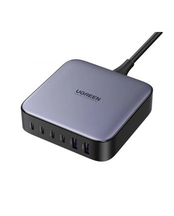 Ugreen 2x USB-A, 4x USB-C, GaN, 200W czarny ładowarka sieciowa