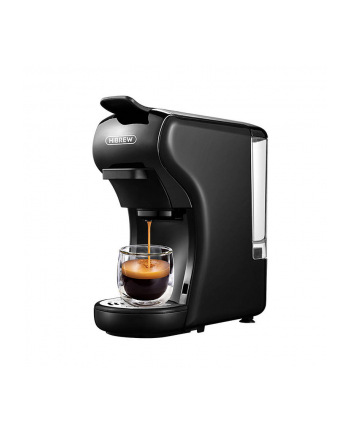 HiBREW H1A 3w1 czarny Moc [W]: 1450 | Pojemność zbiornika na wodę [ml]: 600 | Kompatybilny z kapsułkami: Nespresso, Dolce Gusto, saszetki E.S.E nr 1