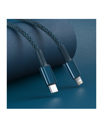 Baseus High Density Braided USB-C do Lightning, 20W, 5A, PD, 2m (niebieski) nr 1