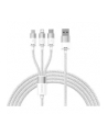 Baseus StarSpeed USB 3w1, USB-C + micro USB + Lightning, 3,5A, 1.2m (biały) - nr 7