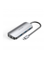 Vention USB-C do HDMI, 3x USB 3.0, Ethernet RJ45, PD, 15cm Stacja dokująca USB-C - HDMI, 3x USB 3.0, Ethernet, PD - nr 1