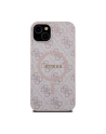 Guess 4G Collection Leather Metal Logo MagSafe - Etui iPhone 15 Plus / 14 Plus (różowy) - nr 2