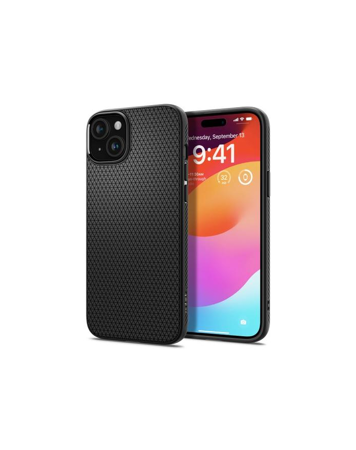 Spigen Liquid Air iPhone 15 Plus Matte Black główny