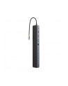 Baseus EliteJoy Gen2 12w1 USB-C do 2x HDMI + 3x USB 3.0 + PD + DP + SD/TF + RJ45 + Type-C + 3.5mm (ciemny szary) - nr 2