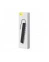 Baseus EliteJoy Gen2 12w1 USB-C do 2x HDMI + 3x USB 3.0 + PD + DP + SD/TF + RJ45 + Type-C + 3.5mm (ciemny szary) - nr 8