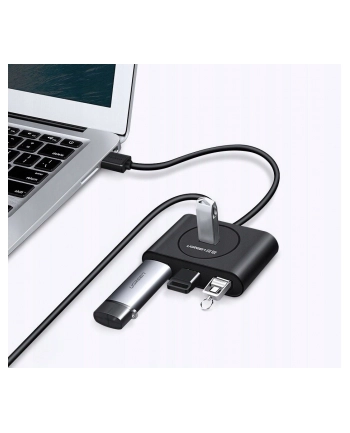 Ugreen USB 3.0 4w1 0,5m czarny