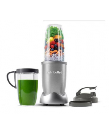 Nutribullet NB907S srebrny Moc [W]: 900 | Rodzaj dzbanka: tritan | Pojemność [l]: 0,9 | Ilość stopni prędkości: 1 | Kolor: Srebrny