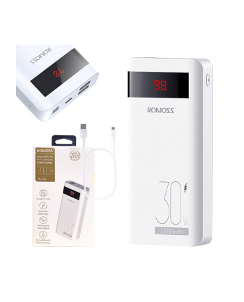 Romoss Sense6PS Pro 20000mAh, 30W (biały) nr 1