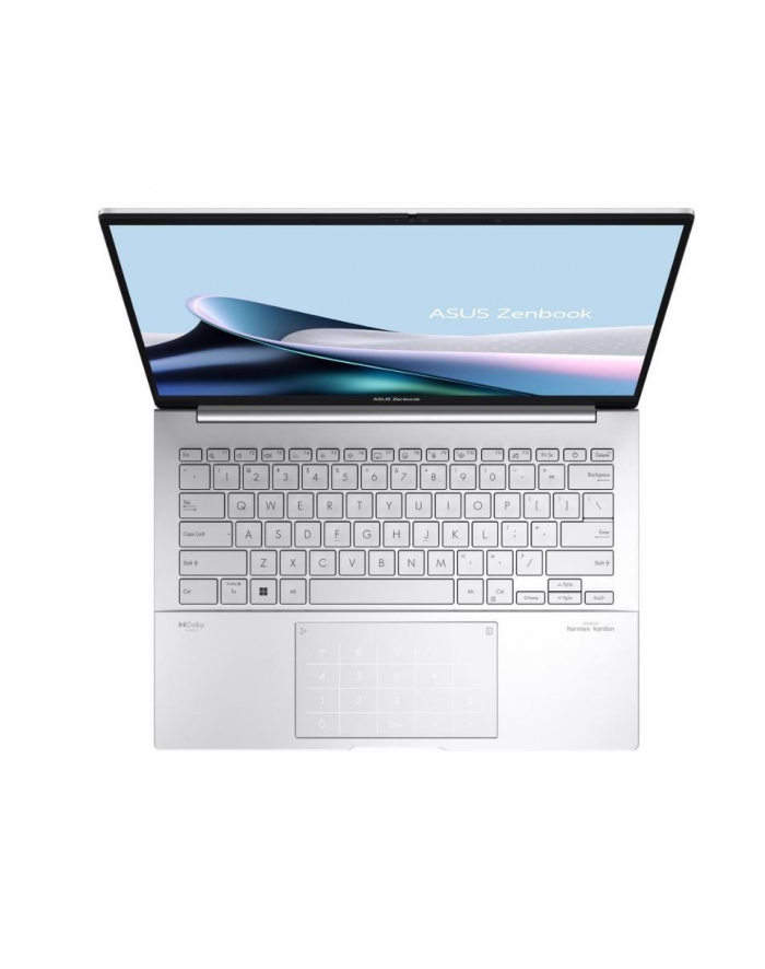 ASUS ZenBook 14 OLED UX3405MA-PP174W - Ultra 5-125H | 14'' | 2,8k | 16GB | 1TB | W11H | Srebrny Ultra 5-125H|OLED:14''2,8k600nits|ARC|RAM:16GB|SSD:1TB M.2|EVO|Etui|W11H główny