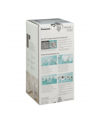Panasonic EW-DJ26-V303 biały Zasilanie: akumulatorowe |Akcesoria: 2 końcówki | Zbiornik wody w uchwycie: tak