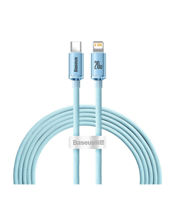 Baseus Crystal Shine USB-C do Lightning 20W, 2m (niebieski) Kabel USB do iP nr 1