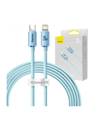 Baseus Crystal Shine USB-C do Lightning 20W, 2m (niebieski) Kabel USB do iP nr 2