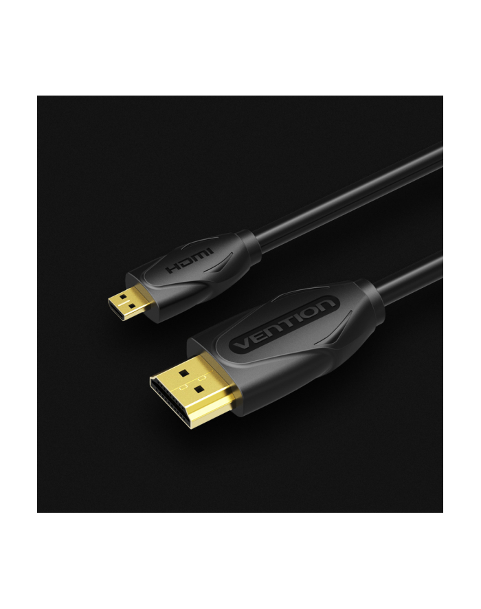 Vention Micro HDMI - HDMI, 4K 30Hz, 3m Kabel Micro HDMI - HDMI główny