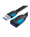 Vention Płaski USB 3.0, 2m Kabel przedłużający USB 3.0 - nr 1