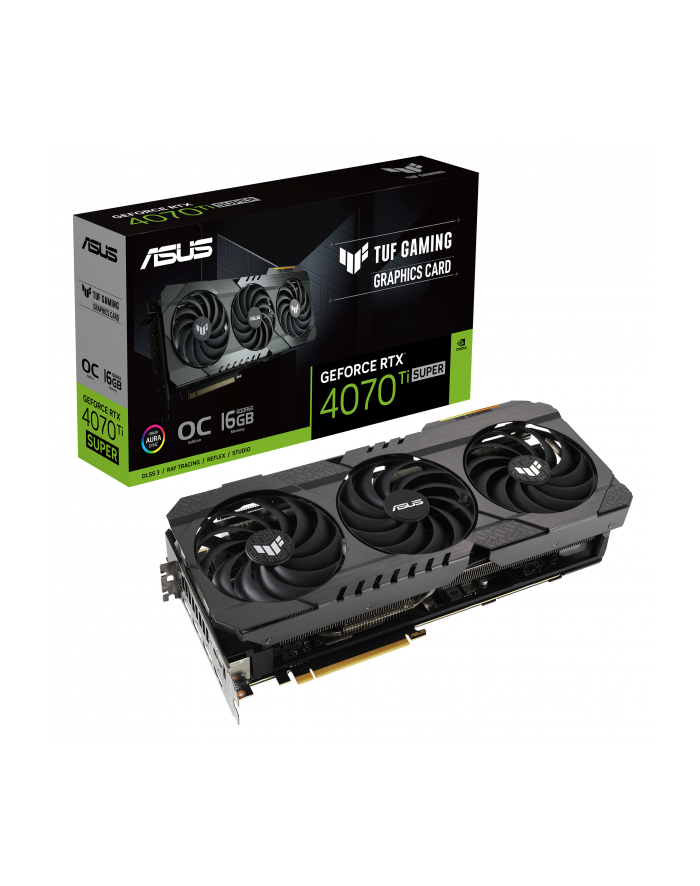 ASUS GeForce RTX 4070 Ti SUPER TUF OG Gaming OC 16GB DLSS 3 Chipset NVIDIA RTX 4070 Ti SUPER | 16GB główny