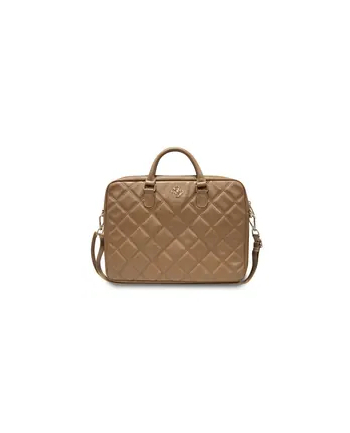 Guess Quilted 4G Computer Bag 15'' - 16'' (brązowy)