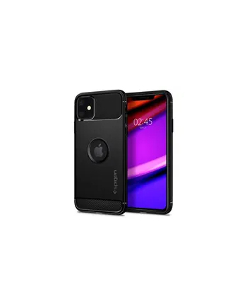 Spigen Rugged Armor do iPhone 11 matt Kolor: CZARNY nr 1