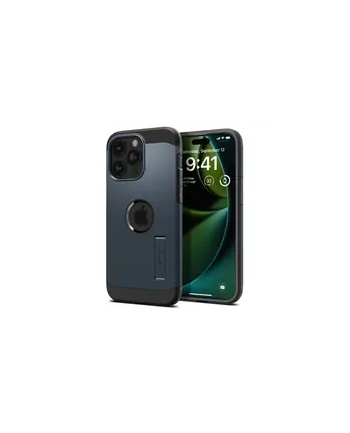 Spigen Tough Armor MagFit do iPhone 15 Pro Max granatowo-szary nr 1