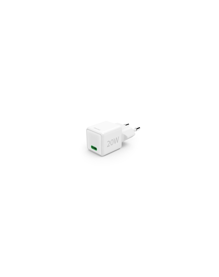 Hama ładowarka sieciowa supermini 20W PD/QC 1x USB-C biała ładowarka sieciowa | USB-C | Power Delivery/Quick Charge | 20W | biała główny