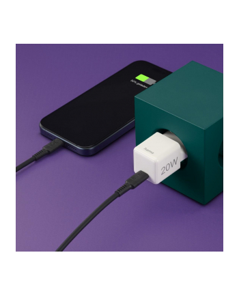 Hama ładowarka sieciowa supermini 20W PD/QC 1x USB-C biała ładowarka sieciowa | USB-C | Power Delivery/Quick Charge | 20W | biała nr 1