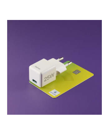 Hama ładowarka sieciowa supermini 25W PD/QC 1x USB-C biała ładowarka sieciowa | USB-C | Power Delivery/Quick Charge | 25W | biała nr 1