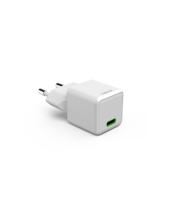 Hama ładowarka sieciowa supermini 25W PD/QC 1x USB-C biała ładowarka sieciowa | USB-C | Power Delivery/Quick Charge | 25W | biała