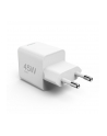 Hama Supermini 45W GaN PD/QC 1x USB-C biała ładowarka sieciowa | USB-C | Power Delivery/Quick Charge | 45W | biała - nr 12