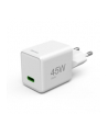 Hama Supermini 45W GaN PD/QC 1x USB-C biała ładowarka sieciowa | USB-C | Power Delivery/Quick Charge | 45W | biała - nr 2