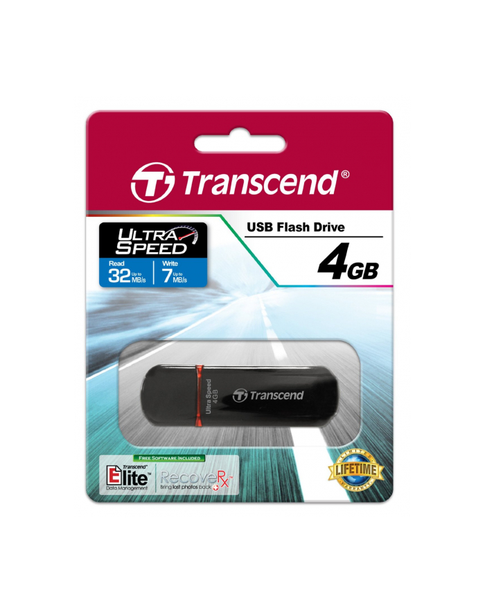 Transcend pamięć USB Jetflash 600 4GB Ultra Speed 200X  ( Odczyt 32MB/s ) główny