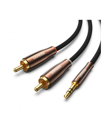 Ugreen AV170 Kabel 2x RCA (Cinch) jack 3.5mm, 1m czarny nr 1